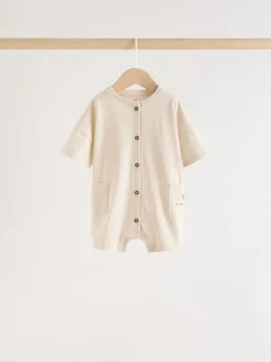 Next À boutons imprimés neutres ening - Barboteuse Jersey Baby 3 Pack Online