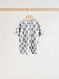 Next À boutons imprimés neutres ening - Barboteuse Jersey Baby 3 Pack Online