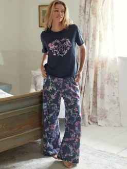 Shabby Chic by Rachel Ashwell® ® Pyjama Shabby Chic by Rachel Ashwell en jersey bleu marine à manches courtes Discount