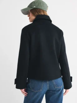 Abercrombie & Fitch Vestes courte boutonné en laine Online