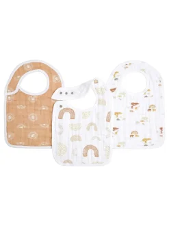 Aden + Anais 100{Mousseline de coton à lever rapide BIBS 3 Paquet Outlet