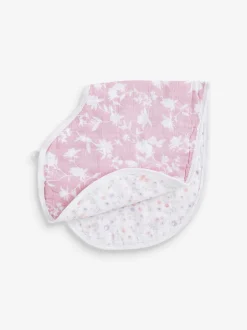 Aden + Anais 100{Mousseline de coton Ma Fleur Burpy BIBS 2 Lot Clearance