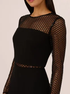 Adrianna Papell Combinaison en crêpe tricotée Clearance