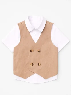 Angel & Rocket Chester Ensemble gilet et chemise à double boutonnage Best