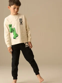Angel & Rocket pyjama Minecraft Henley New