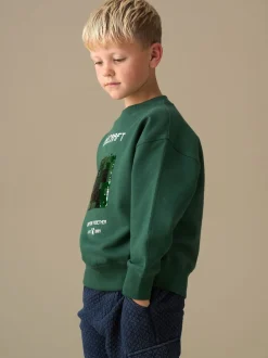 Angel & Rocket Sweat-shirt Minecraft à Sequin Online