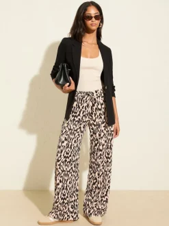 Friends Like These - Effet froissé Pantalon ample en jersey animal Best