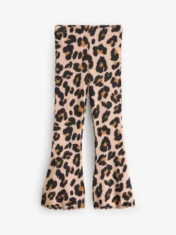 Next - Leggings évasés à côtes (3-16ans) animal Hot