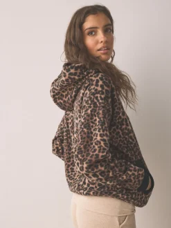 Next animal - Polaire en peau de mouton à demi-fermeture éclair