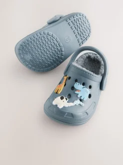 Next Animal bleu - Sabots doublés chaussons Sale