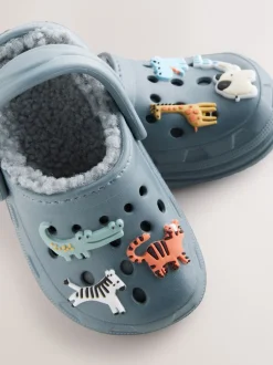 Next Animal bleu - Sabots doublés chaussons Sale