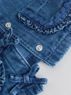 Next Animal neutre - Ensemble bébé veste en jean, haut et leggings 3 pièces (0mois-2ans) Outlet