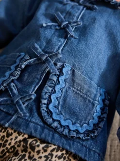 Next Animal neutre - Ensemble bébé veste en jean, haut et leggings 3 pièces (0mois-2ans) Outlet