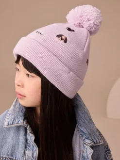 Next animaux de compagnie - Bonnet à pompon brodé (3mois-10ans) Hot