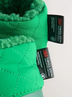 Next - Bottes en caoutchouc thermique Thinsulate™ avec extrémité doublée Animaux de ferme verts New