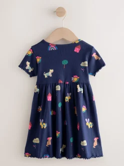 Next Animaux de la marine - Robe côtelée à manches courtes (3mois7ans) Best