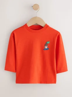 Next - Lot de 5 T-shirts à manches longues (3mois -7ans) Animaux multicolores brillants Online