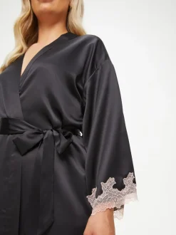 Ann Summers Satin Sorella Maxi Robe Dressing Gown Discount