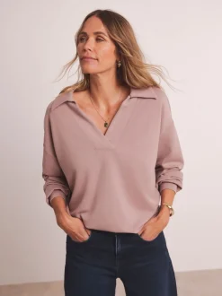 JD Williams Anthology By Sweat-shirt haut de gamme en modal côtelé à col haut Online