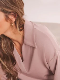 JD Williams Anthology By Sweat-shirt haut de gamme en modal côtelé à col haut Online