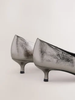 Next Anthracite - Chaussures à talons Kitten heel à bout pointu Discount