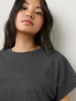 Next - Pyjama à manches courtes Anthracite imprimé léopard Clearance