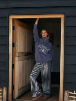 Next Apres bleu - Pull en polaire à demi-fermeture éclair Clearance