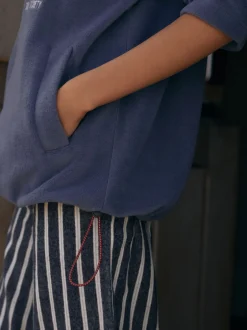 Next Apres bleu - Pull en polaire à demi-fermeture éclair Clearance