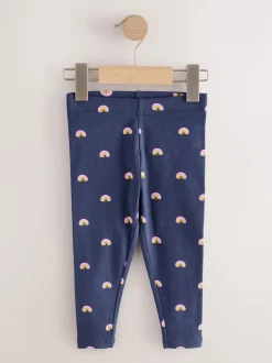 Next Arc-en-ciel - Lot de 5 leggings côtelés (3mois-7ans) Outlet