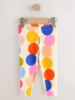 Next Arc-en-ciel - Lot de 5 leggings côtelés (3mois-7ans) Outlet
