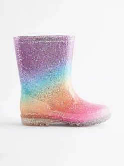Next Arc-en-ciel - Wellies Glitter Clearance