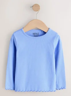 Next Arc-en-ciel pastel - Lot de 5 hauts à manches longues en côte (3mois -7ans) Sale