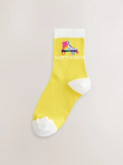 Little Bird by Jools Oliver Arc-en-ciel pastel - Lot de 7 paires de chaussettes Italian Days Of The Week Hot