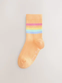 Little Bird by Jools Oliver Arc-en-ciel pastel - Lot de 6 paires de chaussettes à rayures Online