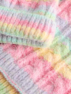 Next Arc-en-ciel rose - Ensemble bonnet et snood (1-13ans) Hot