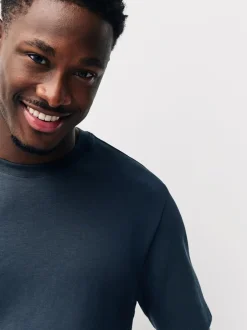 Next - T-shirt épais doux au toucher élégant Ardoise Gris