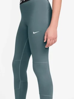 Nike - Leggings Pro Dri-FIT taille haute Ardoise minérale
