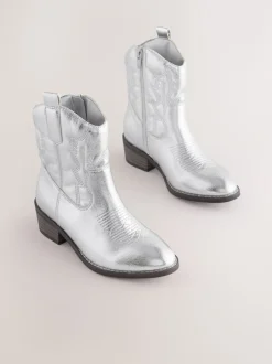 Next Argent - Bottes de cheville occidentales Online