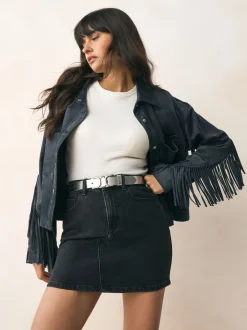 Next Argent - Ceinture Regular Statement en cuir à boucle