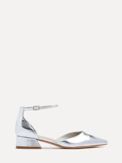 Linzi Argent - talons larges Dolly à petit talon Online