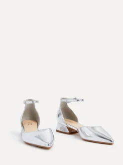 Linzi Argent - talons larges Dolly à petit talon Online