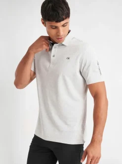 Calvin Klein Golf - Polo Uni Argent Best