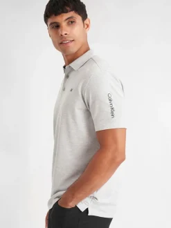 Calvin Klein Golf - Polo Uni Argent Best