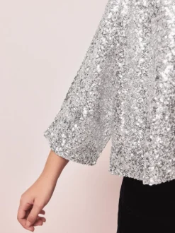 Next Argent - Veste à sequins Online