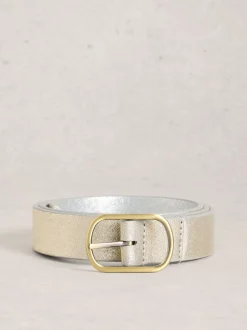 White Stuff Argent - ceinture en cuir réversible Outlet