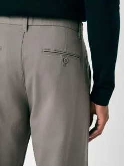 Next argile - Pantalons chinos extensibles à double pli Best