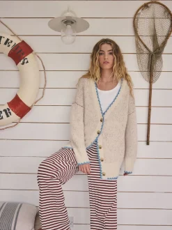 Next Avoine - Cardigan boutonné homard Discount