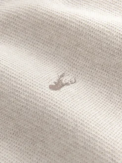 Next Avoine - Logo cerf - Pull N.Premium Coupe classique 100% Coton Premium à fermeture éclair New