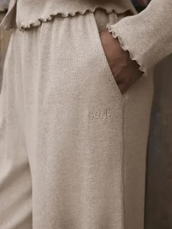 self. Avoine - soi-même. Pyjama côtelé boutonné Clearance