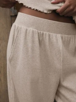 self. Avoine - soi-même. Pyjama côtelé boutonné Clearance